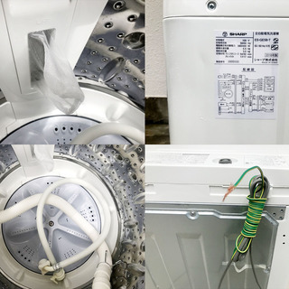 大田区・品川区・目黒区送料＆設置無料■分解清掃済■超美品■シャープ■2018年製■5.5キロ縦型洗濯機■ES-GE5B-T