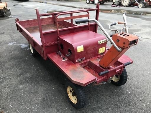 【SOLD OUT】田中製作所 乗用運搬車 DP-2402 油圧ダンプ 6馬力 2WD