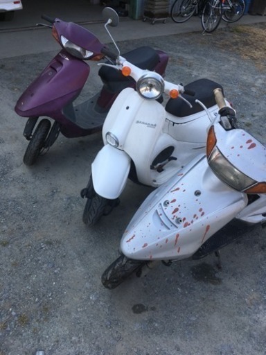 決まりました ジョルカブ、タクト、ジョグ3台まとめ ジャンク 決まりました ジョルカブ、タクト、ジョグ3台まとめ ジャンク