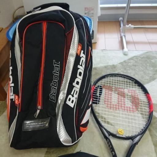 テニスラケットとbagのセット