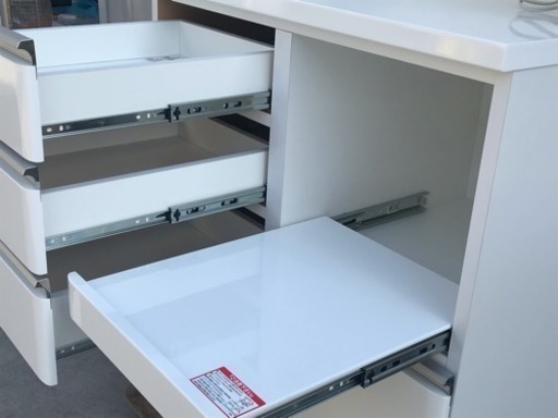 ニトリ食器棚幅80クリスナ80KB-WH