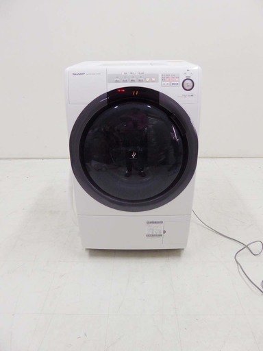 動作保証 美品  SHARP シャープ コンパクトドラム洗濯機 ES-S7C-WL 7キロ 2018年製