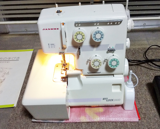 JANOME MY Lock 240D ジャノメ ロックミシン-