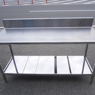 ☆中古品 厨房用品 作業台 サイズ：1500×600×800㎜☆