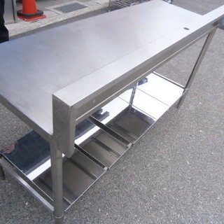 ☆中古品 厨房用品 作業台 サイズ：1500×600×800㎜☆