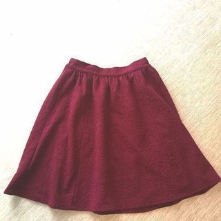 ジャガード織り風　スカート