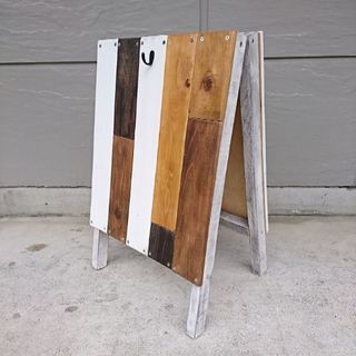 木製 A型看板 オリジナル カフェ 看板 店舗什器 DIY