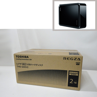 新品 東芝 レグザ純正USBハードディスク 2TB THD-20...