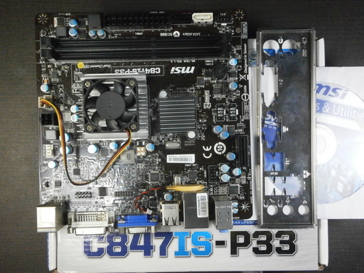 値下げ　msi C847IS-P33  mini-ITXマザーボード