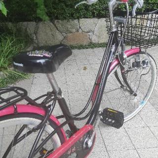 【小中学女の子向け】　パナソニック自転車リセ　LEDビームランプ　24インチ 小中学女の子向け】 パナソニック自転車リセ LEDビームランプ 24インチ