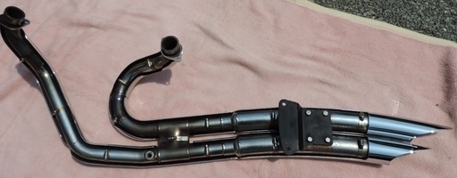 逆車YAMAHA XVS950A用ビッグラディウス2-INTO-2PCフルエキゾースト