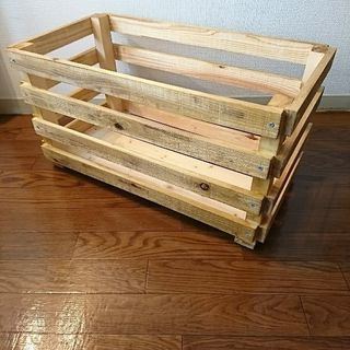 木製 収納箱 ビンテージ風 アンティーク調 DIY