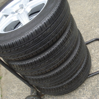 バリ山 ダンロップ175/65R15 アルミセット中古