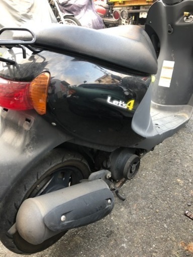 SUZUKI レッツ　走行距離少ない‼️ CA4AA  セル始動　ワンオーナー　福岡市南区 スズキ（SUZUKI） 4スト原付 レッツ4 CA41A CA45A CA46A レッツ5 CA47A