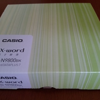 電子辞書  CASIO　EX－word　XD-N9800BK