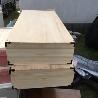 木の箱  着物収納等  2個セット