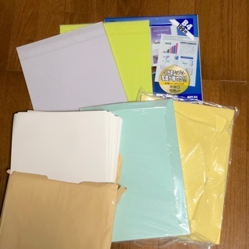 B4 印刷用紙 白色普通紙 カラー厚紙 共用紙 Fkd 志摩のoa用品の中古あげます 譲ります ジモティーで不用品の処分