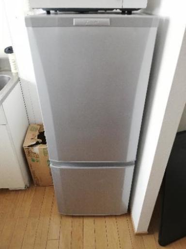三菱ノンフロン冷凍冷蔵庫　146L 2ドア　MR-P15Y-S　2015年製