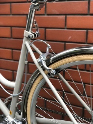 取引中】室内保管美品】tokyobike Lite 26インチ アイボリー トーキョーバイクライト 泥除け かご付き おまけ 定価55000円以上 【直接渡し希望 取引中】室内保管美品】tokyobike Lite 26インチ アイボリー