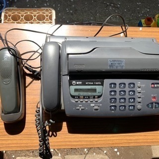 NTT FAX T-217CL　留守番電話　FAX