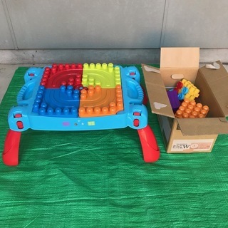 ブロック おもちゃ 折りたたみテーブル型