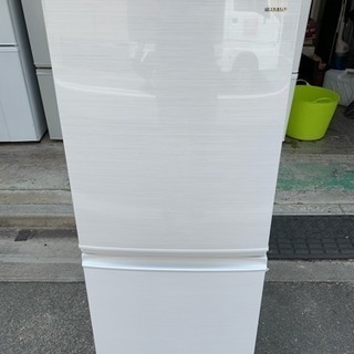 冷蔵庫 シャープ 2018年 1人暮らし 単身用 2ドア SJ-D14D-W 美品 SHARP