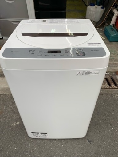 洗濯機 SHARP 2018年 一人暮らし 単身用 5.5kg洗い ES-GE5B-T シャープ 川崎区