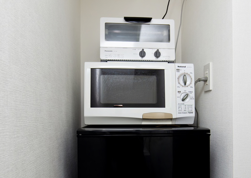 冷蔵庫　洗濯機　電子レンジ　オーブントースター　掃除機