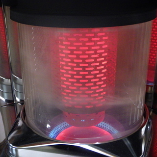 10/17サンポット 2012年製 半密閉式 煙突式石油ストーブ 床暖房付き UFH-779UKC　/SL1