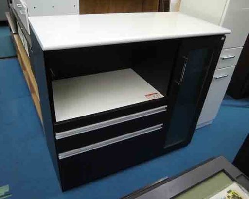 札幌 幅約105cm キッチンボード レンジボード ロータイプ 食器棚 家電ボード 収納