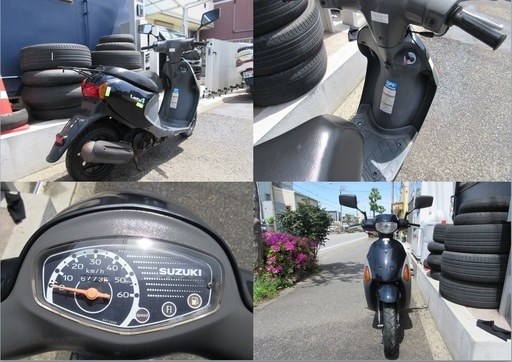 埼玉川口発！スズキ　レッツ４　紺色　ネイビー 　50cc　　原付　即引渡し可能！ 埼玉川口発！スズキ レッツ4 紺色 ネイビー 50cc 原付 即引渡し可能