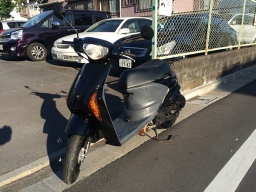 スズキ レッツ5 黒 消耗品交換済み