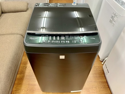 ハイセンスの簡易乾燥機能付洗濯機「HW-G55E5KK」
