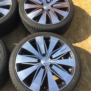 タイヤ、ホイール ロクサーニ 18インチ 215/40R18 バリ溝 4本セット