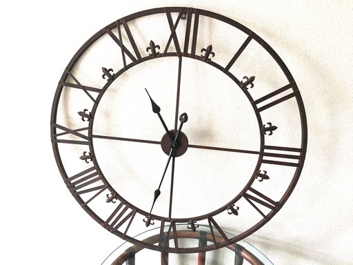 アイアン 時計 大型 掛け時計 壁掛け時計 アンティーク調 ビンテージ風 おしゃれ 時計 壁掛け 業務用 直径73cm Remaruchu 新検見川の時計 掛け時計 の中古あげます 譲ります ジモティーで不用品の処分