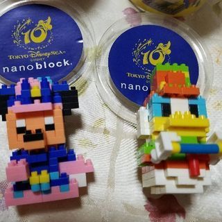 ディズニーシー 10周年ナノブロック 美品2種 