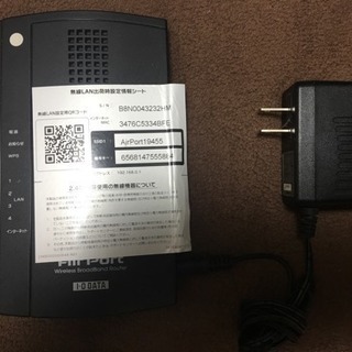 《中古》無線LANルーター WN-G300GR