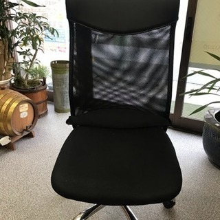 キャスター付き オフィスチェア 事務用 椅子 チェアー ブラック...