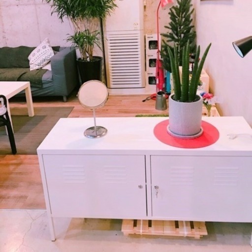 Ikea イケア Ps キャビネット ホワイト 119x63cm 南千住の収納家具 キャビネット の中古あげます 譲ります ジモティーで不用品の処分
