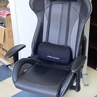 DXRACER デラックスレーサーチェア 幅68ｘ奥行77x高さ38cm 本体重量：約32kg 中古