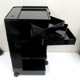 ボビーワゴン B-LINE ビーライン 【3段5トレイ付属品あり】 ブラック 楽天市場】ボビーワゴン 3段 5トレイ ホワイト ブラック ビーライン B