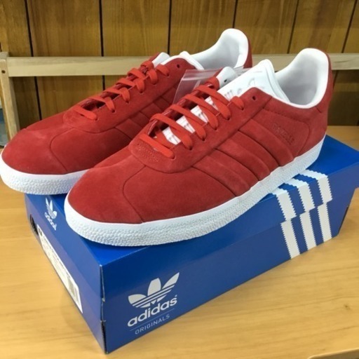 adidas originals Gazelle Stitch And Turn レッド 27.5cm
