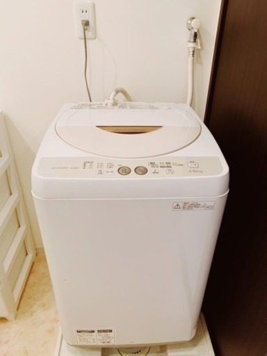 SHARP 洗濯機 2015年製4.5kg 美品