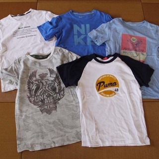 男児Tシャツ5点セット★BlueCross・NIKE・GAP・P...