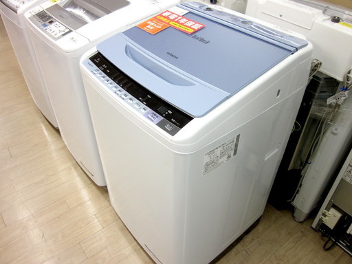 安心の1年保証付！2017年製8.0kg HITACHI(日立)「BW-V80A」全自動洗濯機です！