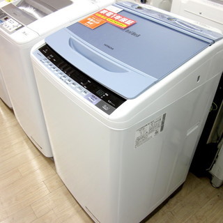 安心の1年保証付！2017年製8.0kg HITACHI(日立)「BW-V80A」全