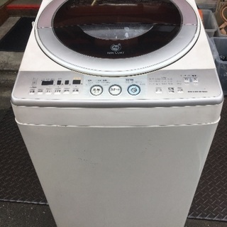 ☆荒川区直接引取のみ☆大容量洗濯乾燥機／シャープ／8kg／2009年製