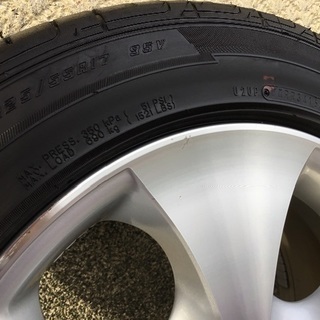 225/55R-17アルファード純正アルミホイール付きサマータイヤ