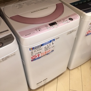 【SHARP/シャープ 5.5kg 洗濯機 2016年製 ES-...