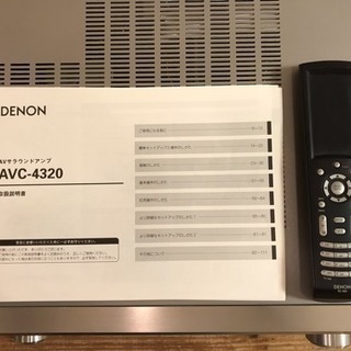 DENON デノン AVサラウンドアンプ AVC-4320 HDMI対応現状出品 デノン、ホームネットワークやiPod対応のAVアンプ